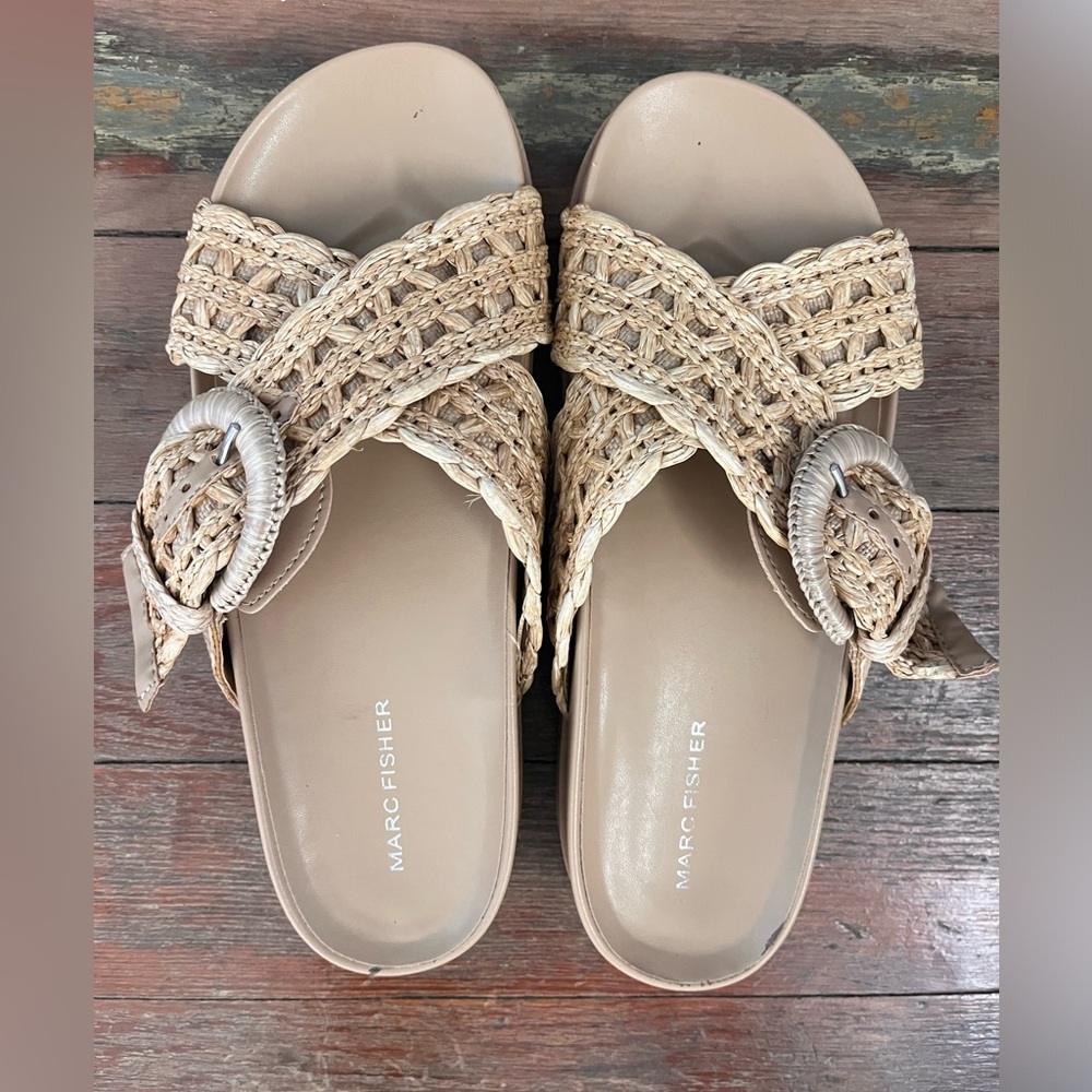 Marc Fisher Women's Woven Sandals SZ 8.5